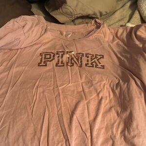 PINK Victoria's Secret Dusty Rose Tee